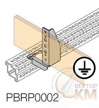 Держатель для шины PE (уп.2шт) ABB 1STQ001554B0000
