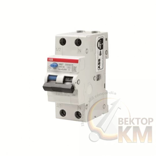 2CSR245072R1254 ABB | Выключатель автоматический дифференциального тока DSH201R C25 AC30  
