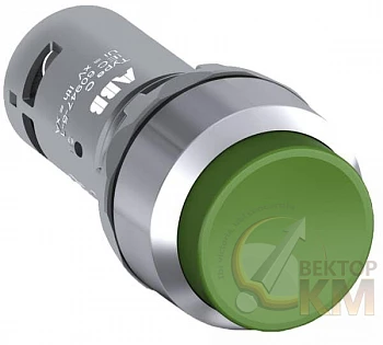 Кнопка CP3-30G-20 с выступающей клавишей без фиксации 2НО зел. ABB 1SFA619102R3022