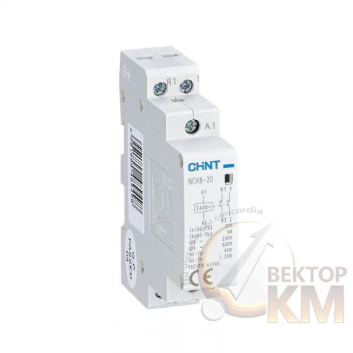 256051 CHINT | Контактор модульный NCH8-20/20 20А 2НО AC 24В 50Гц (R)  