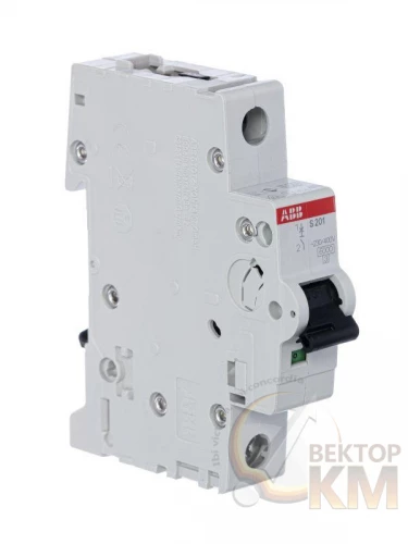 ABB  | Выключатель автоматический модульный 1п D 0.5А 6кА S201 D0.5  2CDS251001R0981