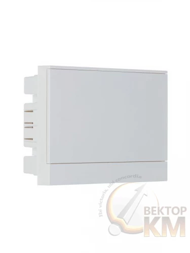 ABB  | Бокс в нишу Basic E 12М бел. непрозр. дверь (с клемм)  1SZR004002A1104