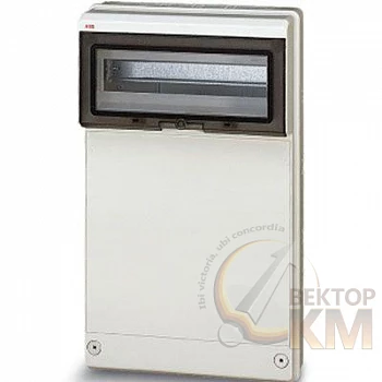 Бокс с глухой передней стенкой 380х570х140 на 18м сер. ABB 13208