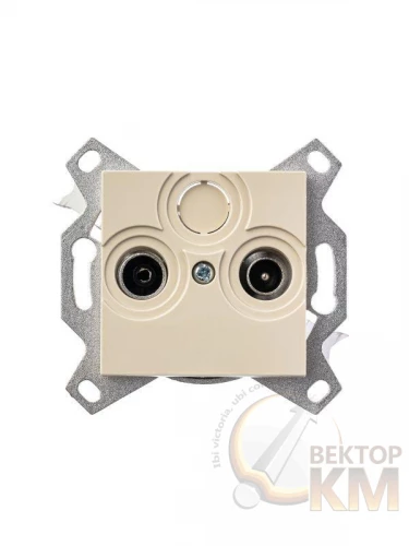 ABB  | Розетка TV-R Levit оконечная сл. кость  2CHH083503A6017