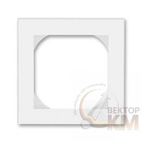 ABB  | Рамка Levit 1п 55х55 для механизмов BJE бел./ледяной  2CHH015510A4001