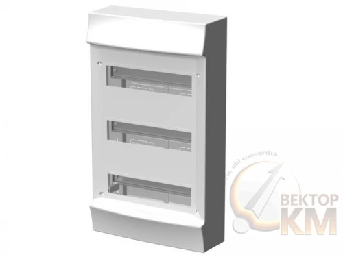 ABB  | Бокс настенный Mistral41 36М без двери (без клемм) 3ряда  1SPE007717F0600