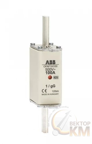 ABB  | Предохранитель OFAF1H80 80А тип gG размер 1 до 500В  1SCA022627R4060
