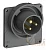 Вилка с прямым фланцем Easy&Safe 216EBU1W 16А 2P+E IP67 1ч ABB 2CMA101257R1000