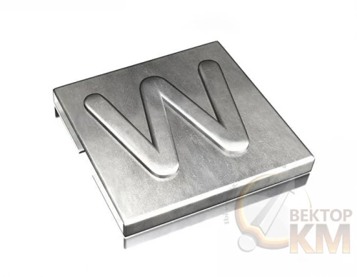 ABB  | Маркировка для каб. стяжки нерж. сталь "W" (уп.100шт)  7TCG009470R0103