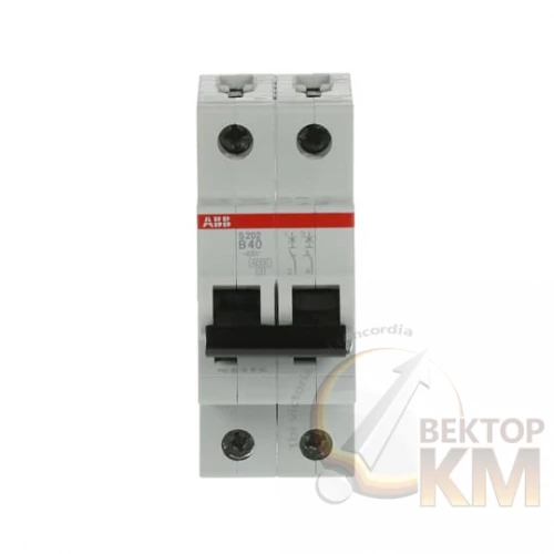 2CDS252001R0405 ABB | Автоматический выключатель 2-полюсный S202 B40 6кА  