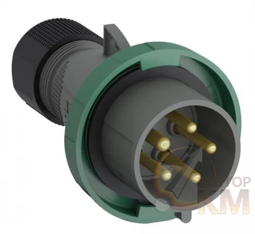 ABB  | Вилка кабельная Easy&Safe 432EP2W 32А 3P+N+E IP67 2ч  2CMA101109R1000