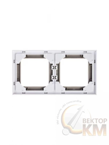 ABB  | Рамка Levit 2п кофе макиато/бел.  2CHH015020A6018