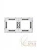 ABB  | Рамка Levit 2п кофе макиато/бел.  2CHH015020A6018