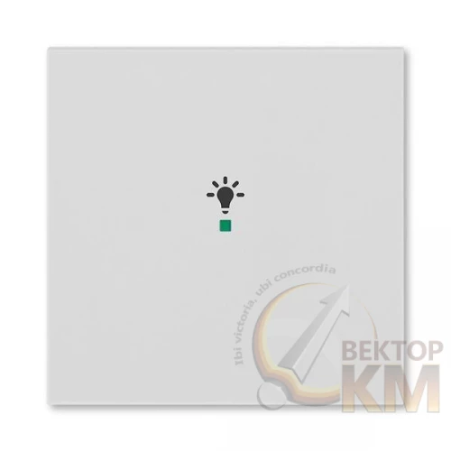 ABB  | Клавиша Levit одинарная с символом освещения free@home сер.  2CHH621001A4016