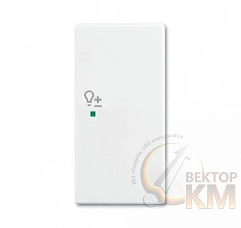 Клавиша двойная правая SRD-2-R-94 free@home светорегулятор Basic 55 альп. бел. ABB 2CKA006220A0679