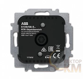 Терморегулятор + 5 входов для общих зон без дисплея 6109/05-500 ABB 2CKA006181A0013