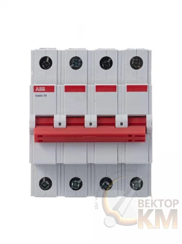 ABB  | Выключатель нагрузки мод. 4п 63А Basic M BMD51463  2CDD644051R0063
