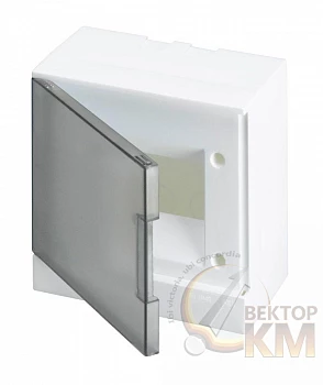 Бокс настенный Basic E 6М сер. прозр. дверь (с клемм) ABB 1SZR004002A2202