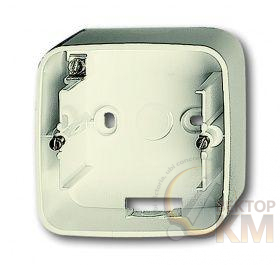 Коробка для открытого монтажа 1 пост Busch-Duro 2000 SI сл. кость ABB 2CKA001799A0977