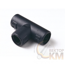 Ответвитель T d21 d16 d21 T211621/BL черн. (уп.10шт) ABB 7TCA296000R2559