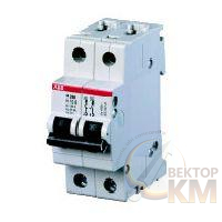 Выключатель автоматический модульный 2п K 25А 25кА M202 ABB 2CDA282799R0251