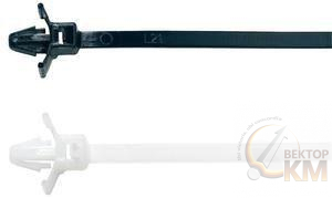 Хомут кабельный TB-4-50PMR-9-C-EU 4.8х110 P6.6 бесцвет. разъемный (уп.100шт) ABB 7TCG054360R0060