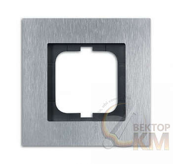 Рамка 1-м Carat сталь ABB 2CKA001754A4254