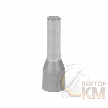 Наконечник кабельный FER4012P-WG медь лужен./полипропилен втулка сер. 4кв.мм 12мм (уп.500шт) ABB 7TCA301140R0455