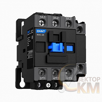 Контактор NXC-25 25А 220В/АС3 1НО+1НЗ 50Гц (R) CHINT 836851