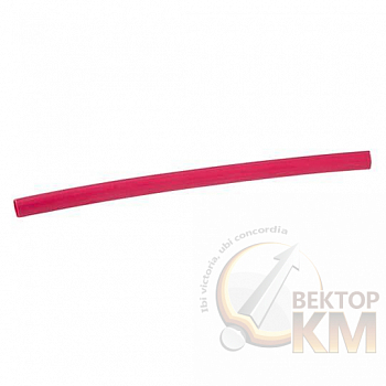 Трубка термоусадочная PLG187-2-A тонкостенная красн. (уп.25шт) ABB 7TCA017300R0616