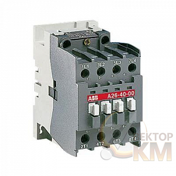 Контактор A26-40-00 (26А AC3) катушка 24В AC ABB 1SBL241201R8100