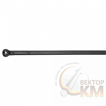 Хомут кабельный TYC272MX 7.6х222 полиамид черн. со стальным блокирующим зубом устойчивый к УФ (уп.500шт) ABB 7TCG009580R0002