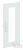 Дверь прозрачная 1х4 с замком CTT14S ABB 2CPX052356R9999