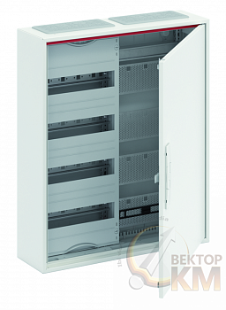 Шкаф 48М навесной с медиапанелями IP44 650х550х160 с расстоянием между DIN-рейками 125мм и самозажимными клеммами N/PE CA24VM ABB 2CPX052206R9999