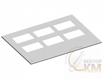 Панель верхняя для 2/.RG6 2 ряда отверстий ABB RD26F2