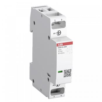 ESB16-02N-06 Контактор  модульный (16А АС-1, 2НЗ), катушка 230В AC/DC ABB 1SBE111111R0602