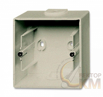 Коробка для открытого монтажа 1 пост Basic 55 шампань ABB 2CKA001799A0962