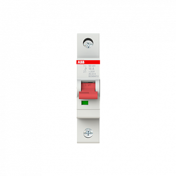 Рубильник 1п SD201/16 рычаг красн. ABB 2CDD281101R0016
