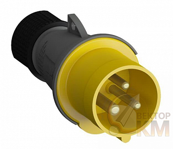 Вилка кабельная Easy&Safe 232EP4 32А 2P+E IP44 4ч ABB 2CMA101974R1000