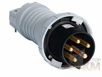 Вилка кабельная 4125P5W 125А 3P+N+E IP67 5ч ABB 2CMA126658R1000