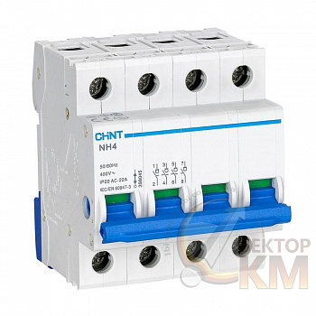 Выключатель нагрузки 4п 125А NH4 (R) CHINT 398035