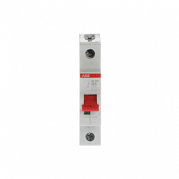 Рубильник 1п SD201/32 рычаг красн. ABB 2CDD281101R0032