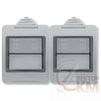 Коробка для открытой установки на 4мод. Zenit/Stylo IP55 ABB 2CLA329200N1101