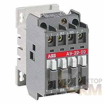 Контактор A9-22-00 (9А AC3) катушка 380В AC ABB 1SBL141501R8500