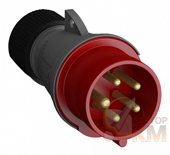 Вилка кабельная Easy&Safe 432EP3 32А 3P+N+E IP44 3ч ABB 2CMA101992R1000
