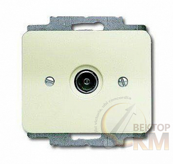 Розетка TV Duro сл. кость ABB 2CKA001724A2737