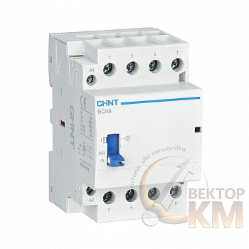 Контактор модульный NCH8-25M/22 AC 220-240В 50/60Гц ручное управление (R) CHINT 257481