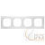 Рамка 4-м Sky базовая альп. бел. ABB 2CLA857410A1101