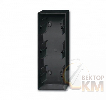 Коробка 3 поста для открытого монтажа future черн. бархат ABB 2CKA001799A0956