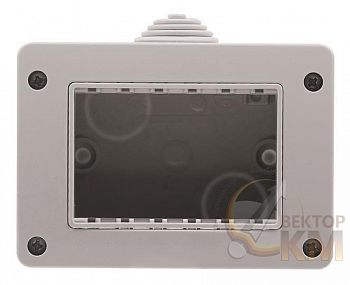 Коробка для открытой установки на 3мод. Zenit/Stylo IP55 ABB 2CLA339100N1101